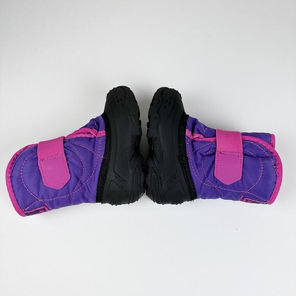 Kamik Snowybug Faux Fur Lined Waterproof Snow Boot Purple Baby US 5 EU 22 - Picture 5 of 10